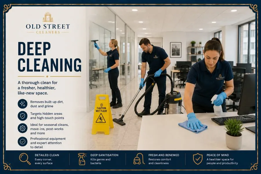 Deep cleaning a home