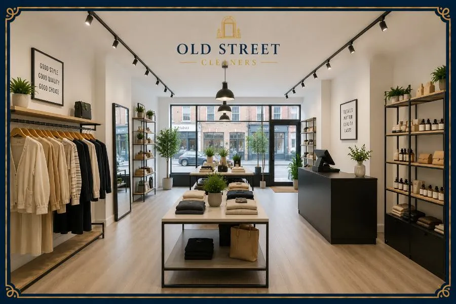 A tidy retail showroom floor