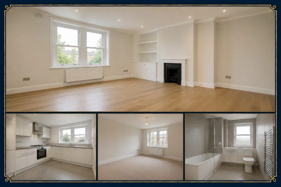 A spotless, empty rental property